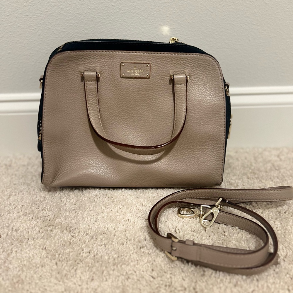 Kate Spade Kay Street Pebble Leather/Suede Small Felix Crossbody